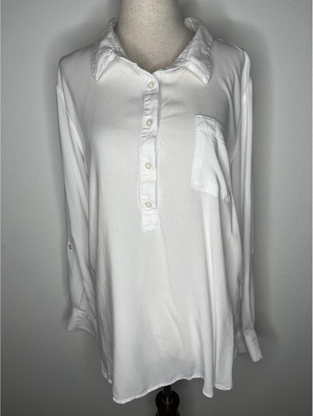 NWOT Tommy Hilfiger Women's White Blouse Size XL